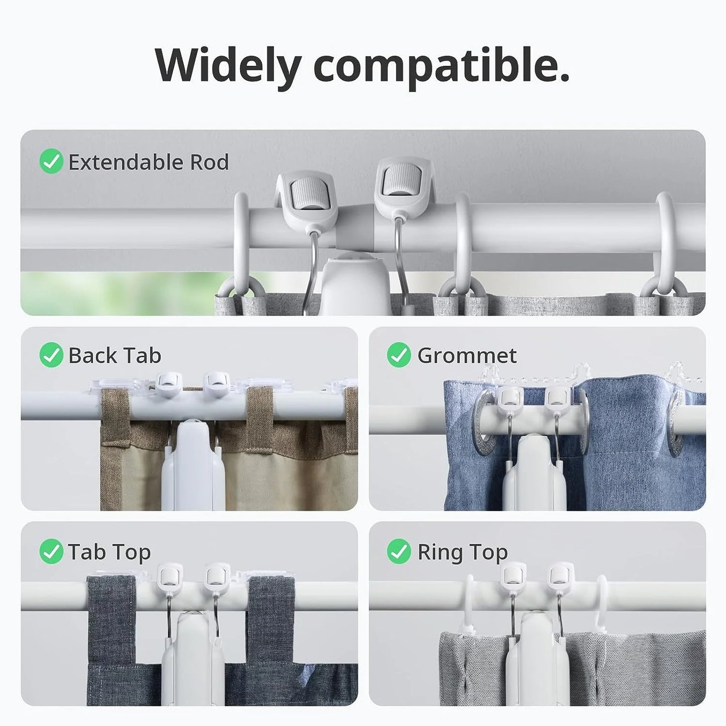 Smart Curtain Robot (Rod Version) x4